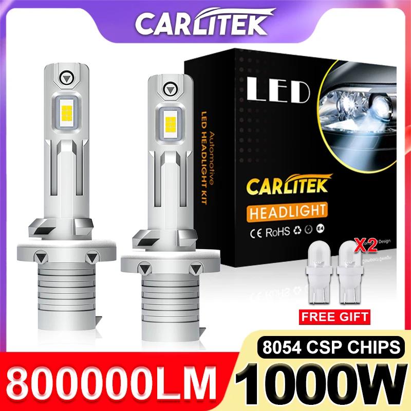 Carlitek 880 881 LED ڵ , Ҹ  , ̴ ̿, 1000W H27 LED Ȱ, 800000LM, 6500K, 8054 CSP, 1:1 , 2 